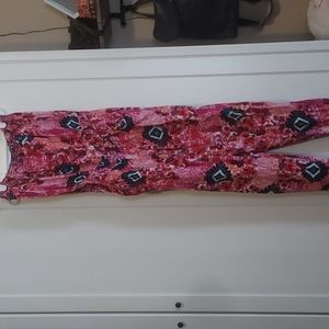 Light weight strapless jumpsuit